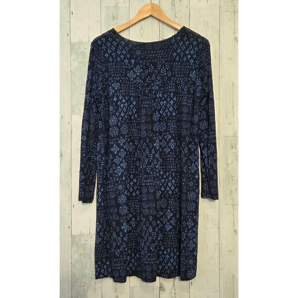 Gundren Sjoden Geometric Print Square Neck Sheath Dress Sz. M - Picture 4 of 5